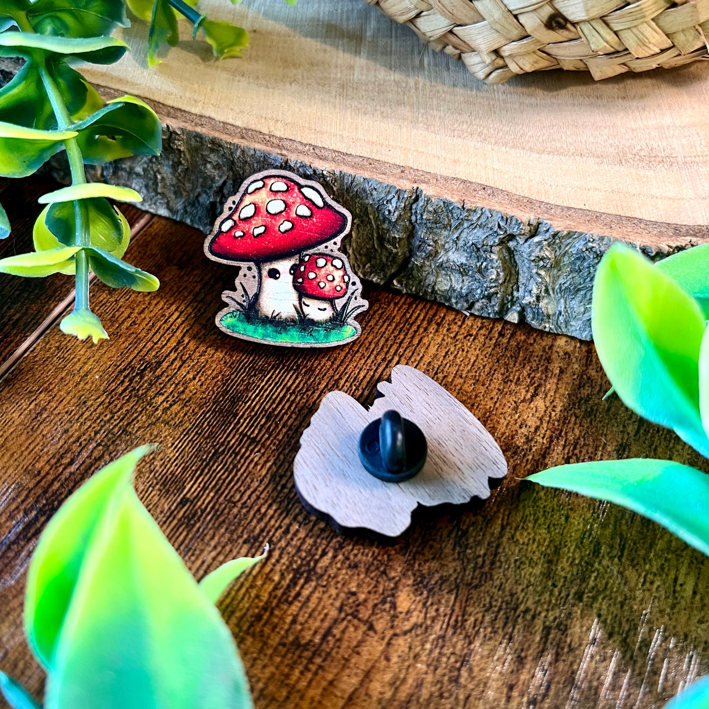 Mushie Mama Wooden Pin