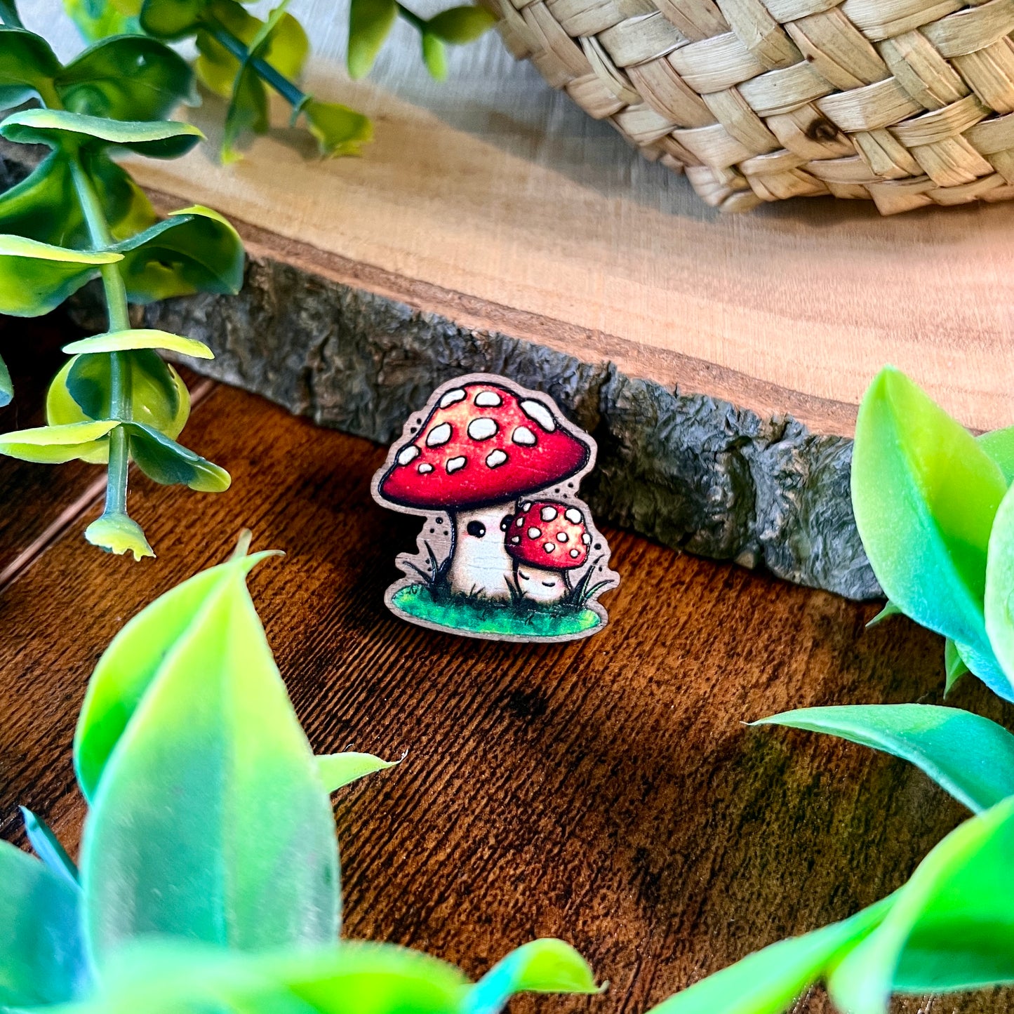 Mushie Mama Wooden Pin