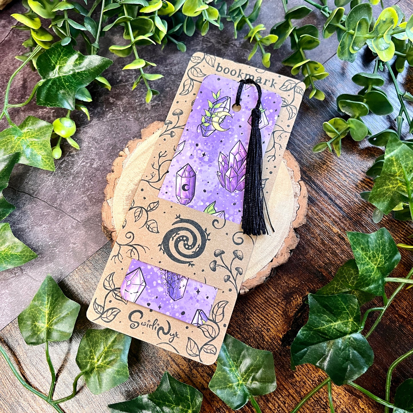 SECOND Amethyst Crystal Bookmark