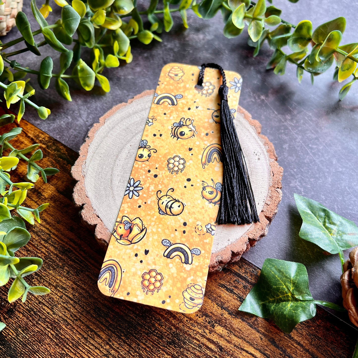 Yellow Buzz & Bumble Bookmark