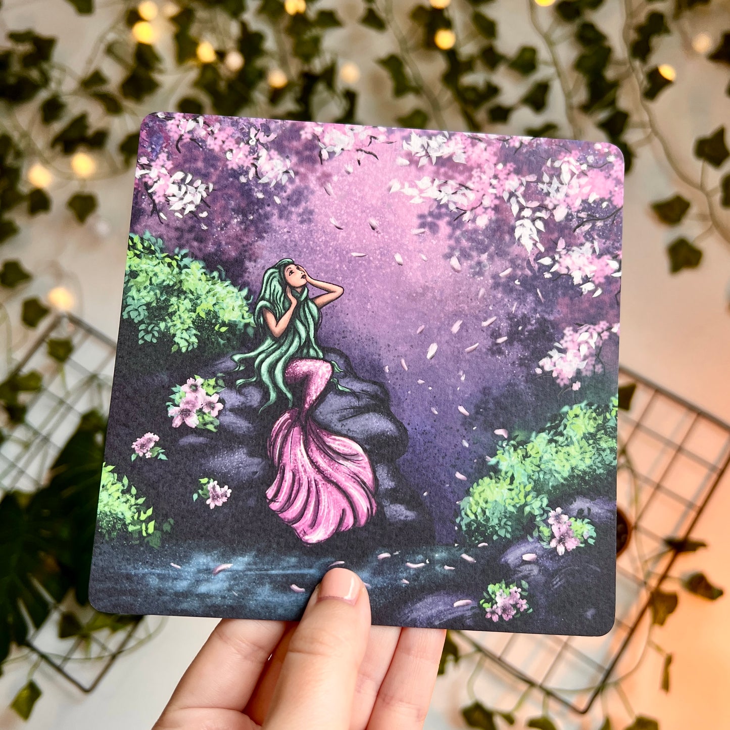 Blossom Mermaid Art Print