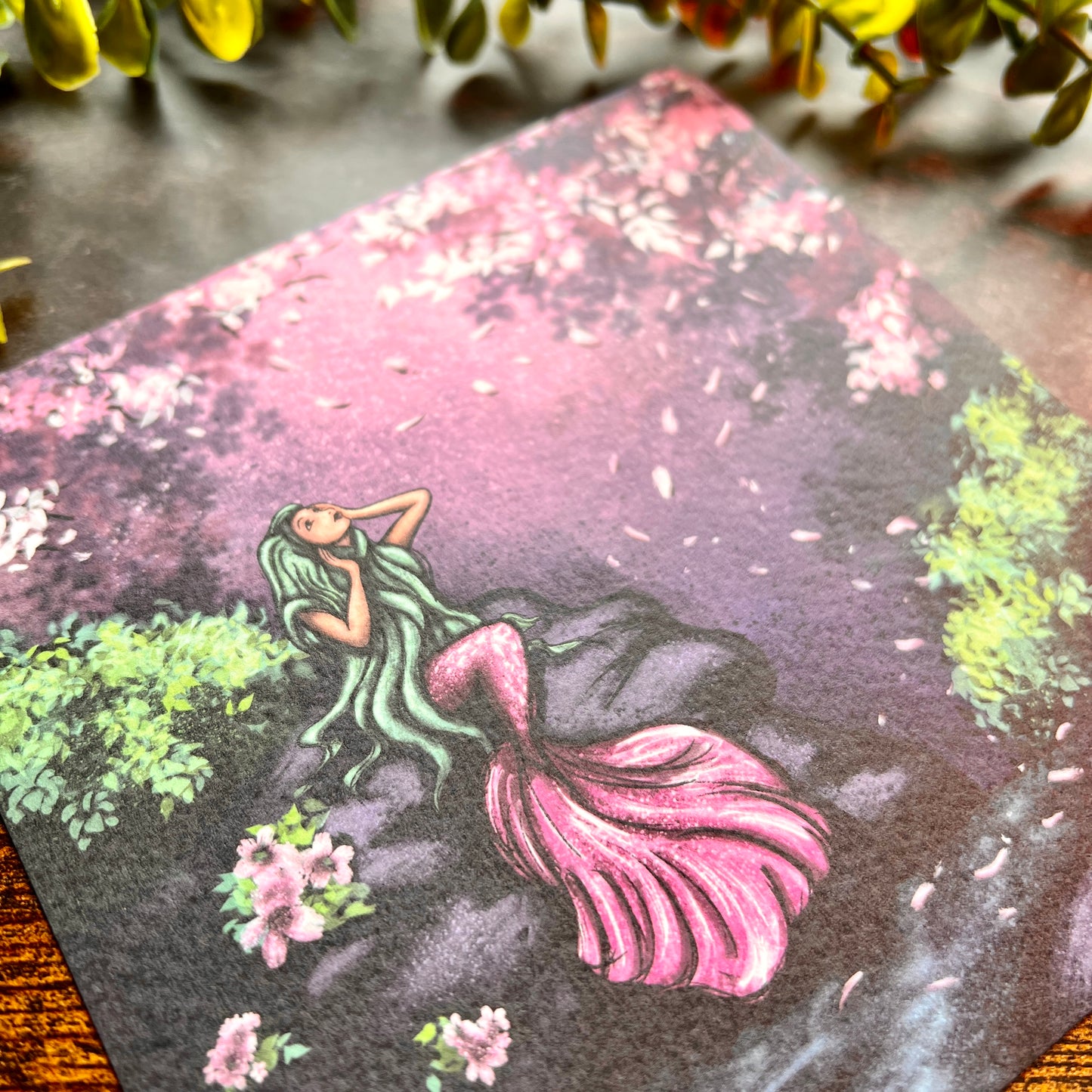 Blossom Mermaid Art Print