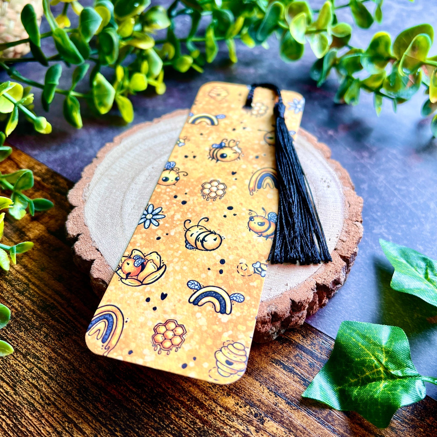 Yellow Buzz & Bumble Bookmark