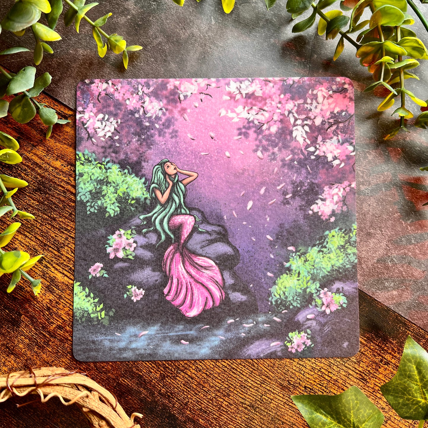 Blossom Mermaid Art Print